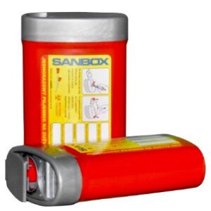 Pojemnik na odpady medyczne 0,2L płaski 1szt